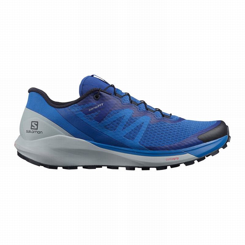 Salomon SENSE RIDE 4 Zapatillas De Running Hombre - Azules - Colombia (82196-AVDF)